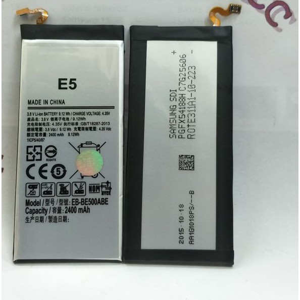 Battery Batre Baterai Samsung E5 2015 E500 EB-BE500ABE