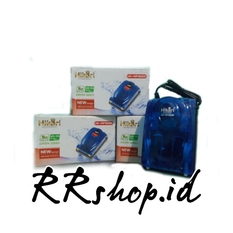 Hikari HK AP 3000 mesin pompa udara aerator 2 Lubang Output aquarium
