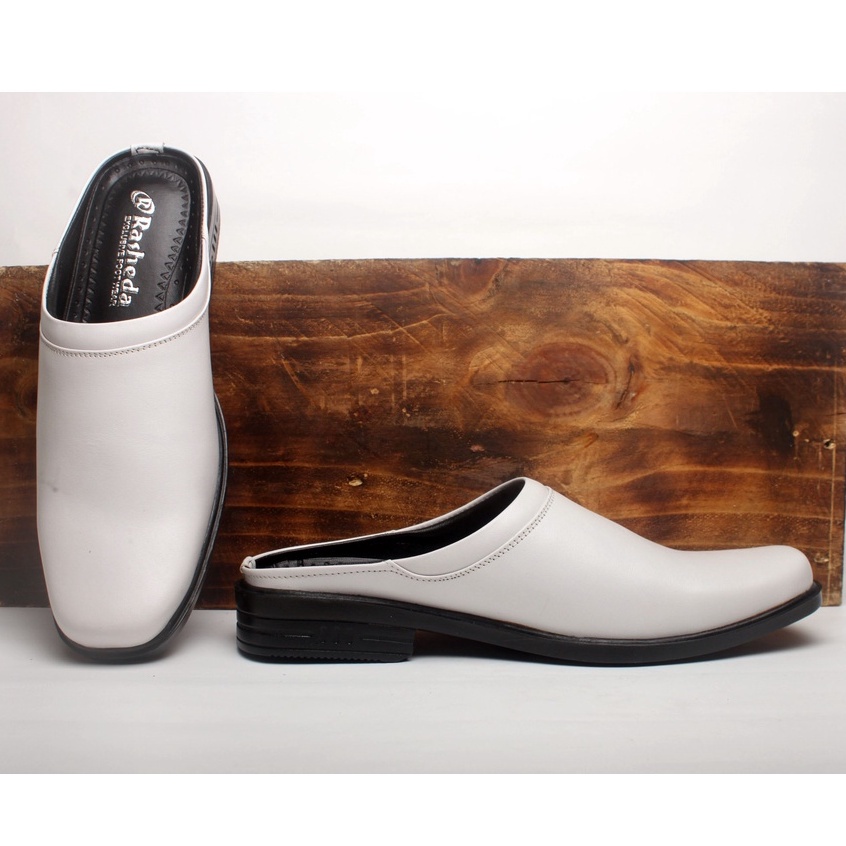 Sepatu Sandal Pria Kulit Asli Rasheda SL 03 Selop Tutong