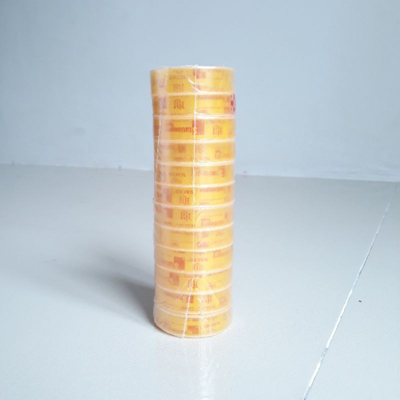 

Selotip Kecil 1/2 inchx25Yard (1cm)