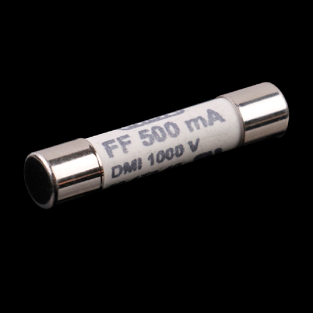 Adawnshbhyu 1Pc FF 0.5A 500mA 1000V dmi fuse Untuk multimeter F15B F17B F18B 6.3x32mm