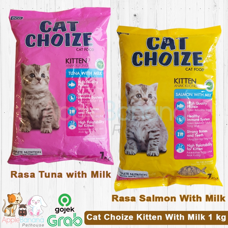 Makanan anak kucing CAT CHOIZE coize KITTEN with Milk 1KG  Shopee 