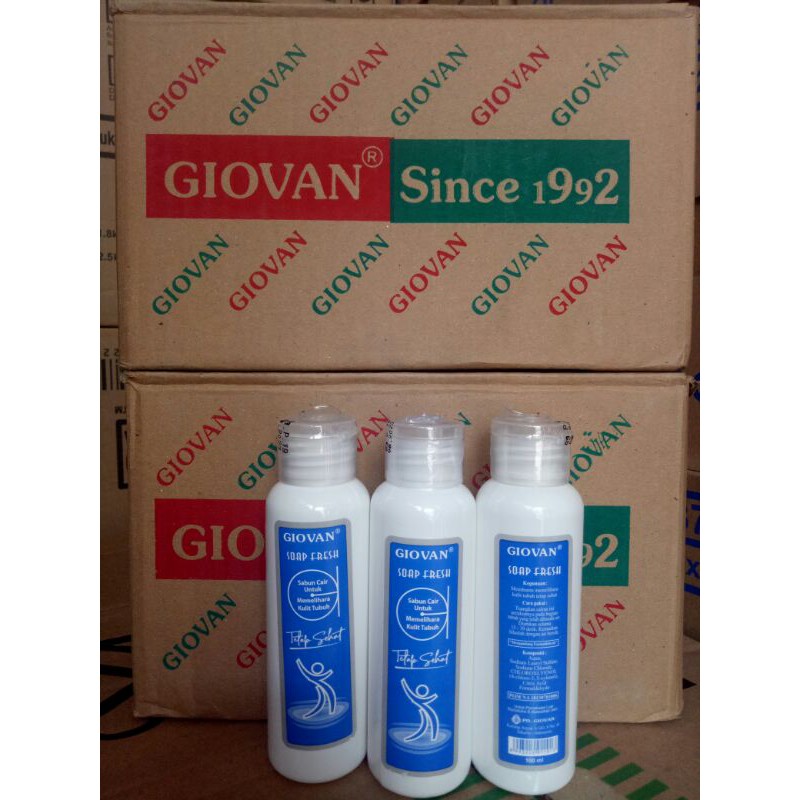 

GIOVAN SOAP FRESH. 1 KARTON isi 24 pc