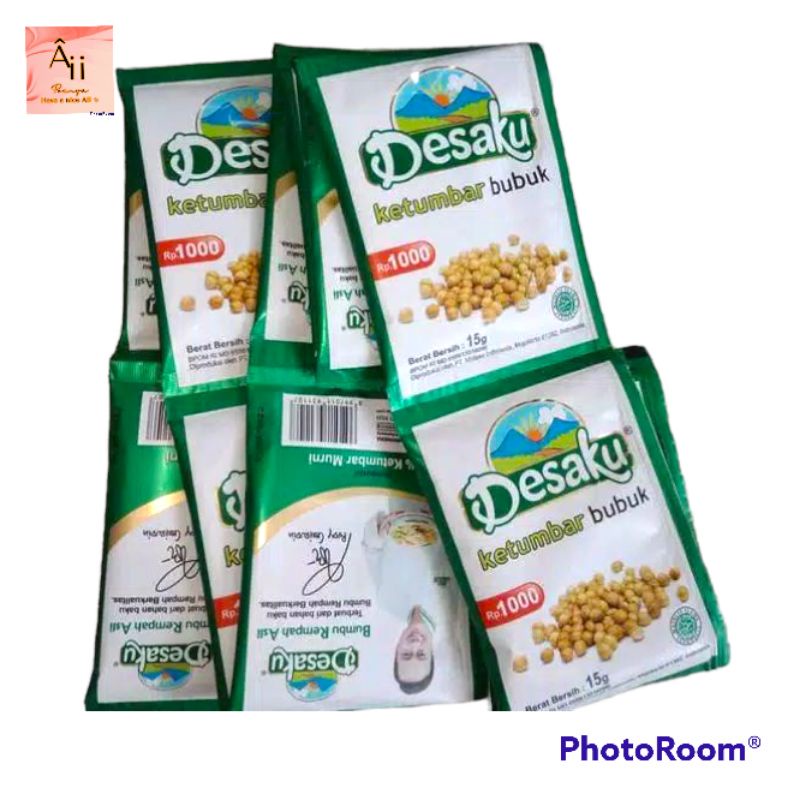 

ecer per sachet desaku ketumbar bubuk terbuat dari 100% ketumbar murni