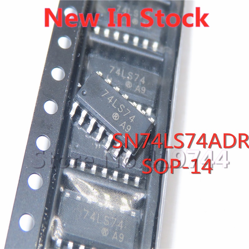 10pcs IC SN74LS74ADR LS74A 74LS74 SMD SOP-14 3.9MM double D flip-flop