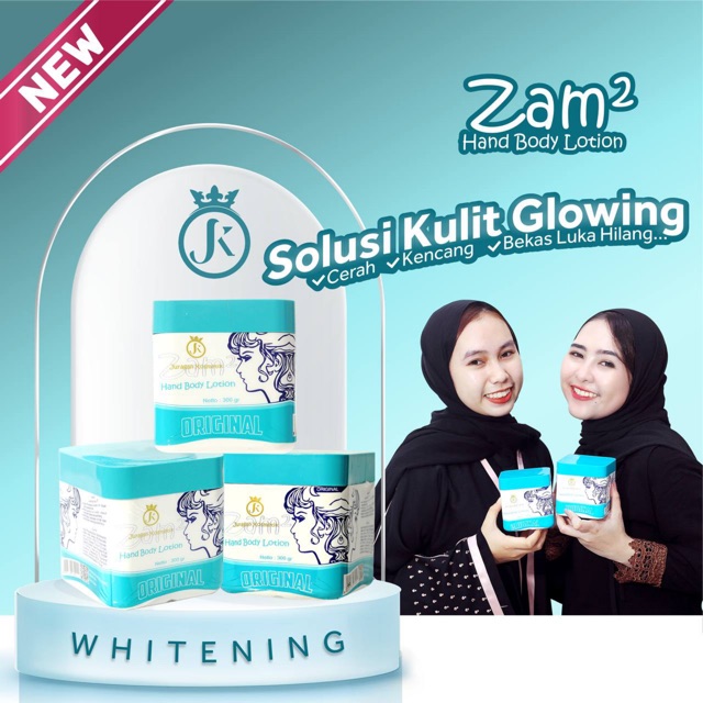 Lotion Zam2JK BPOM | HB Zamzam JK | Lotion Pemutih Ampuh Zamzam BPOM