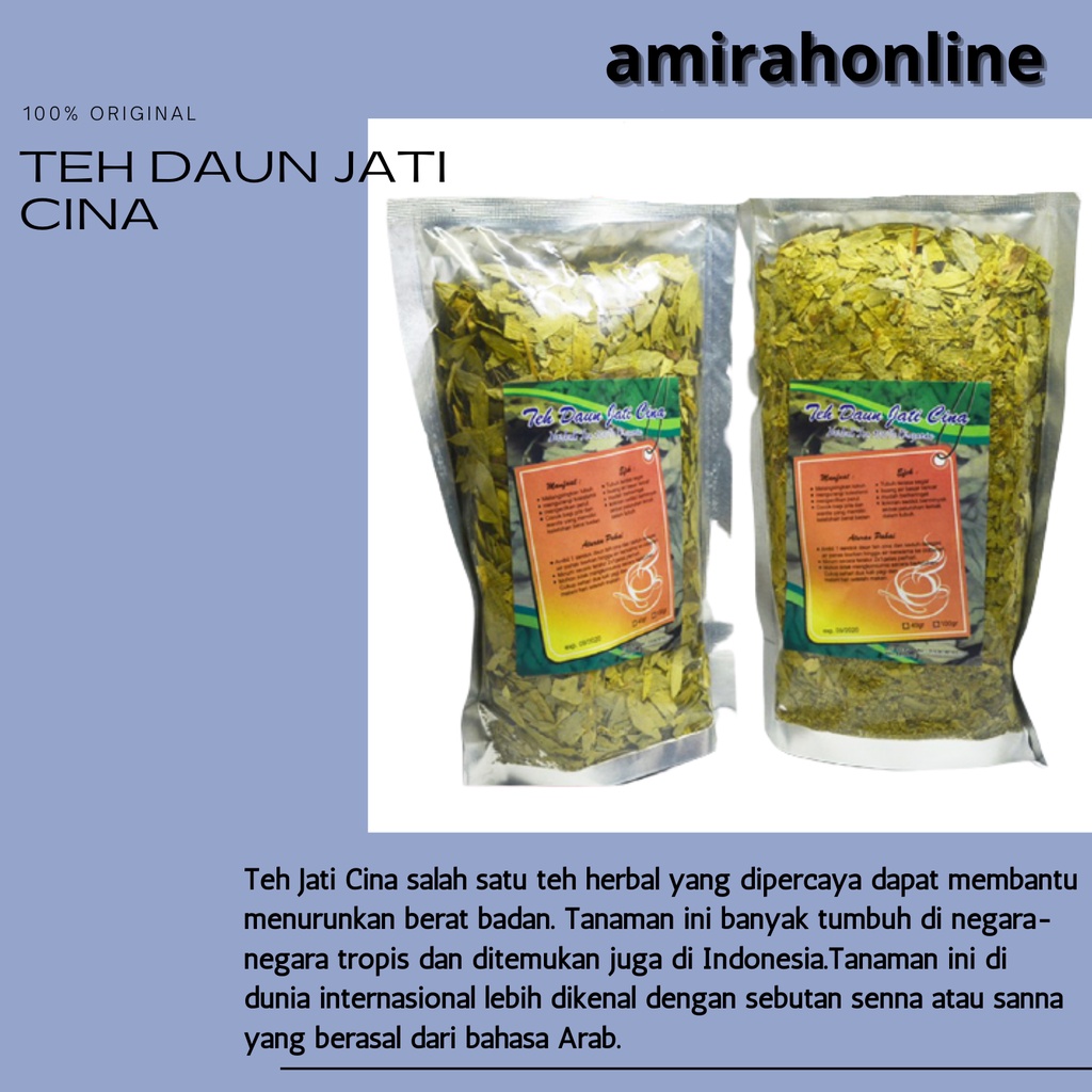 

TEH DAUN JATI CINA 40 dan 100GRAM HERBAL | bantu atasi masalah pencernaan dan masalah kolestrol