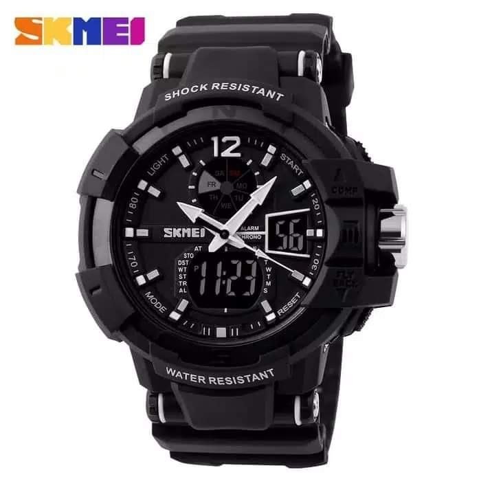 Strap tali jam tangan Skmei 1040 SKMEI 1040 Hitam tali skmei