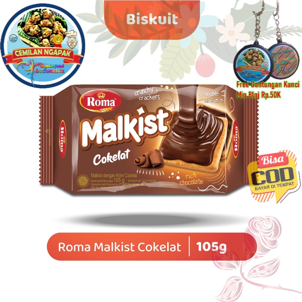 

Roma Malkist Cokelat @ 105 Gr Kopi Santai