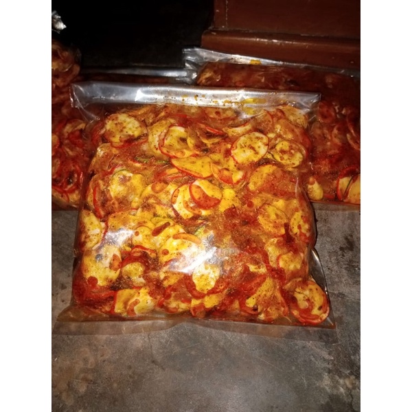 

kerupuk seblak daun jeruk