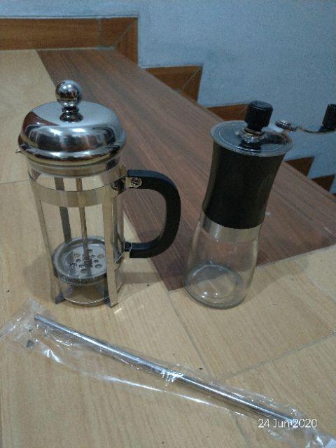 Cofee French Press 350ml Saringan Kopi Cold Brew Alat Kopi Manual (peralatan Kopi French Press)