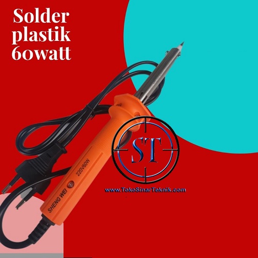 Solder Mata Kristal 60 Watt Orange Soldering Iron Electronic HQ Ujung Kristal Cepat Panas Heat 60W 220V