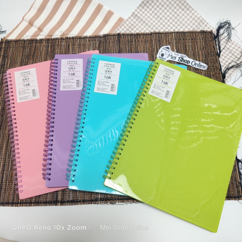 

Buku Notebook Spiral Ring Kertas Warna B5 BAGUS BANGET