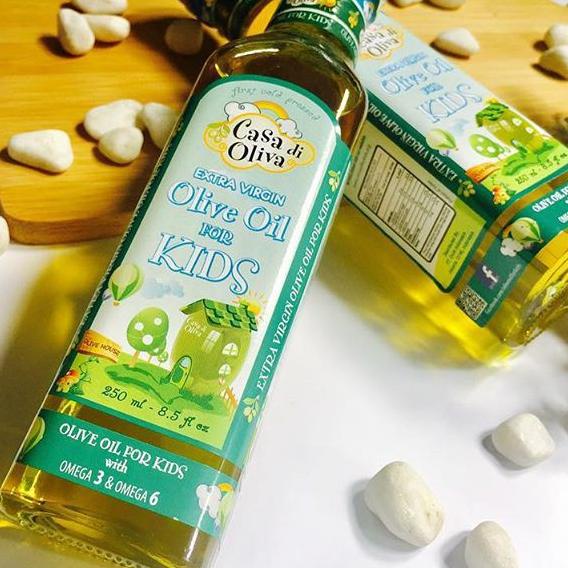 

LSL EVOO ( Extra Virgin Olive Oil ) CASA DI OLIVA for Kids Minyak Zaitun MPASI Kemasan 60ml 250ml 7I