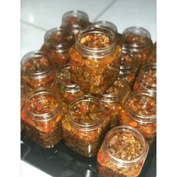 Sambal Cumi, Sambal Paru, Sambal Teri Bawang dan Sambal Teri Kacang  Premium