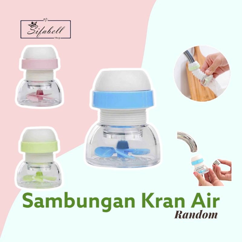 Sambungan Kran Air Flexible Filter Air Anti Splash Kipas