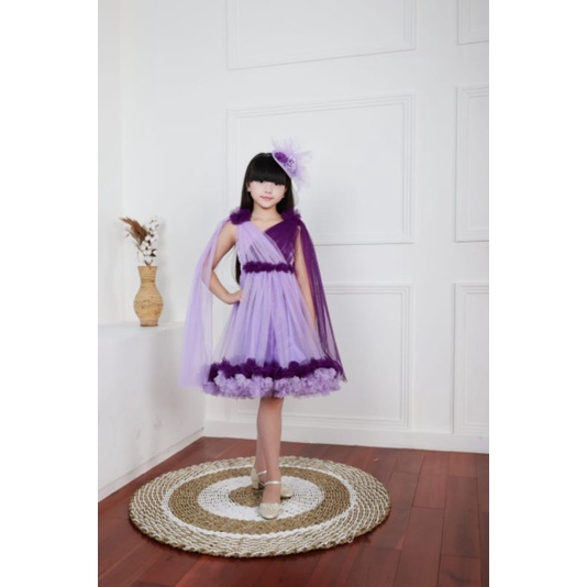 Dres tutu petite pelangi with shawl