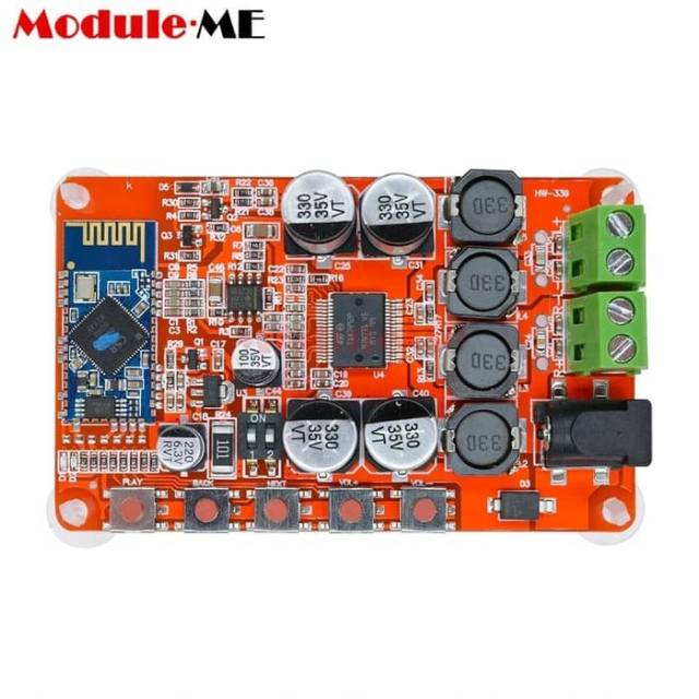 Kit dan Box Class D Tpa7492 Bluetooth 2x50w