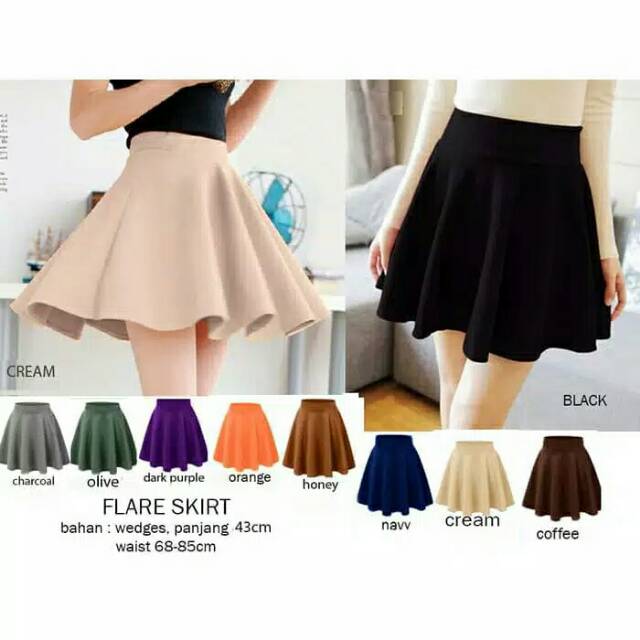 ROK LEBAR/ROK SCUBA/ROK MINI/ROK PENDEK/ROK KATUN/ROK WOOL/ROK TENNIS/ROK LIPET