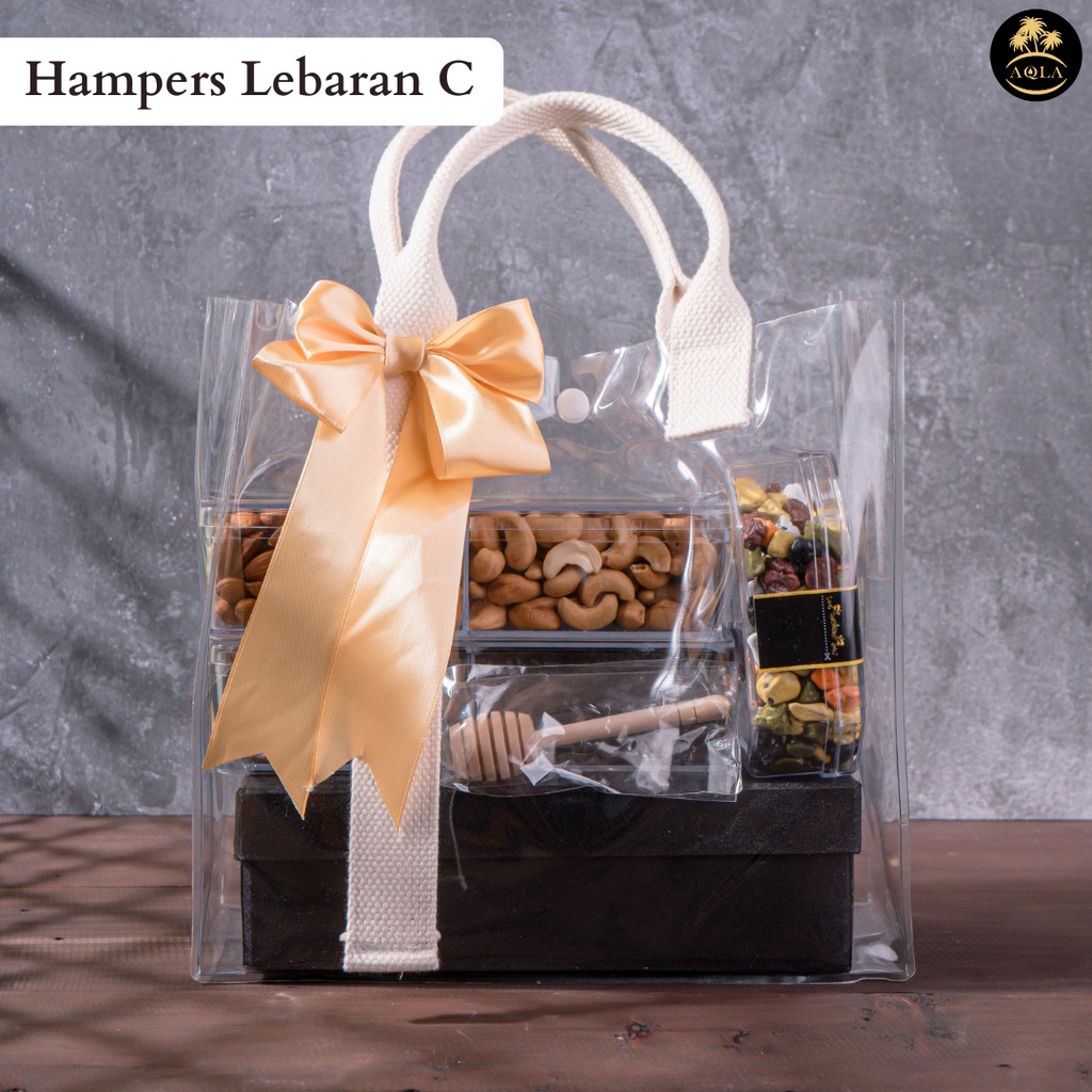 Hampers Lebaran Sehat Madu Yaman Kurma Ajwa Cemilan Sehat  / Parsel Lebaran / Parcel Idul Adha