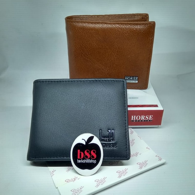 Dompet Pria Lipat Imperial Horse 23 Kartu Kancing / DompetKulit Asli Pria Murah