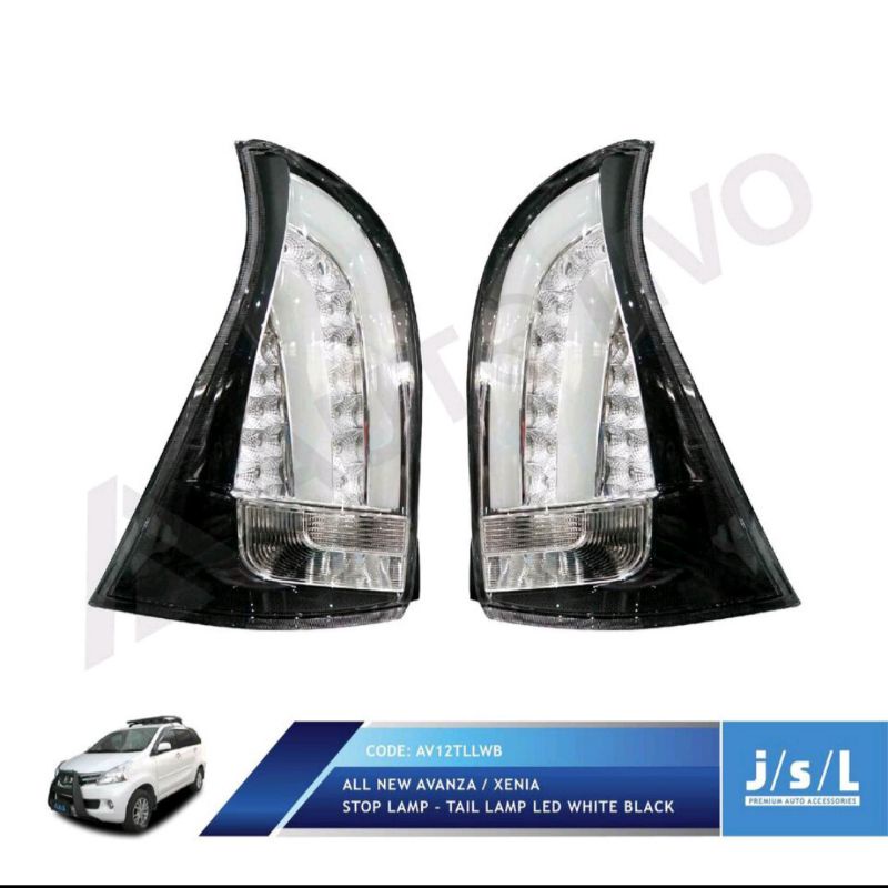 Stoplamp LED All New Avanza Xenia White Black