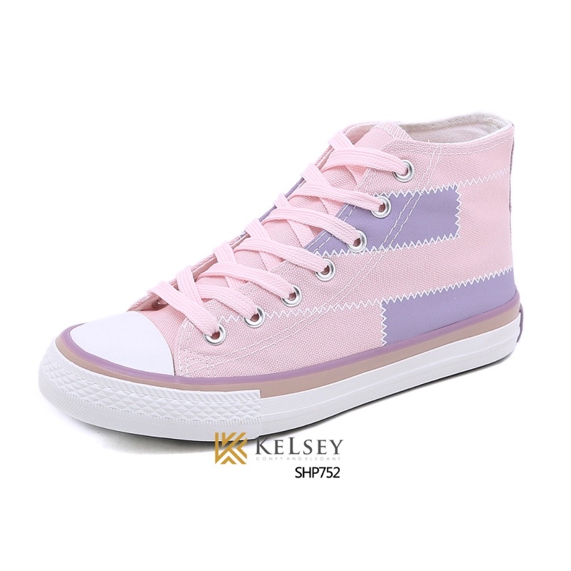 (GRATIS ALAS KAKI) Nicole Sepatu Sneakers Kanvas Wanita Kelsey / Sepatu Kerja Anak Remaja Hingga Dewasa SHP752