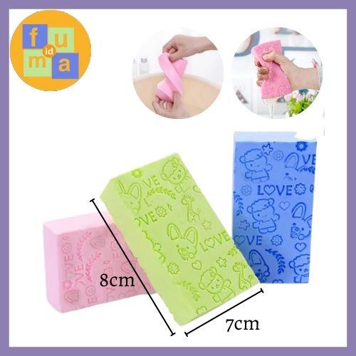 Spons Mandi Anti Daki Spon Pengangkat Daki Sponge Busa Import Murah / Spons Mandi Sponge Daki Spon Busa Pengangkat Kotoran Pembersih Badan Kaki Alat Gosok Sabun Bath Soap