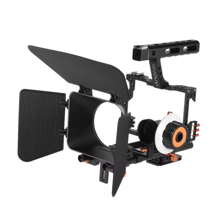 {adenastore} andoer c500 rig cage camera kamera universal canon sony lumix nikon Murah