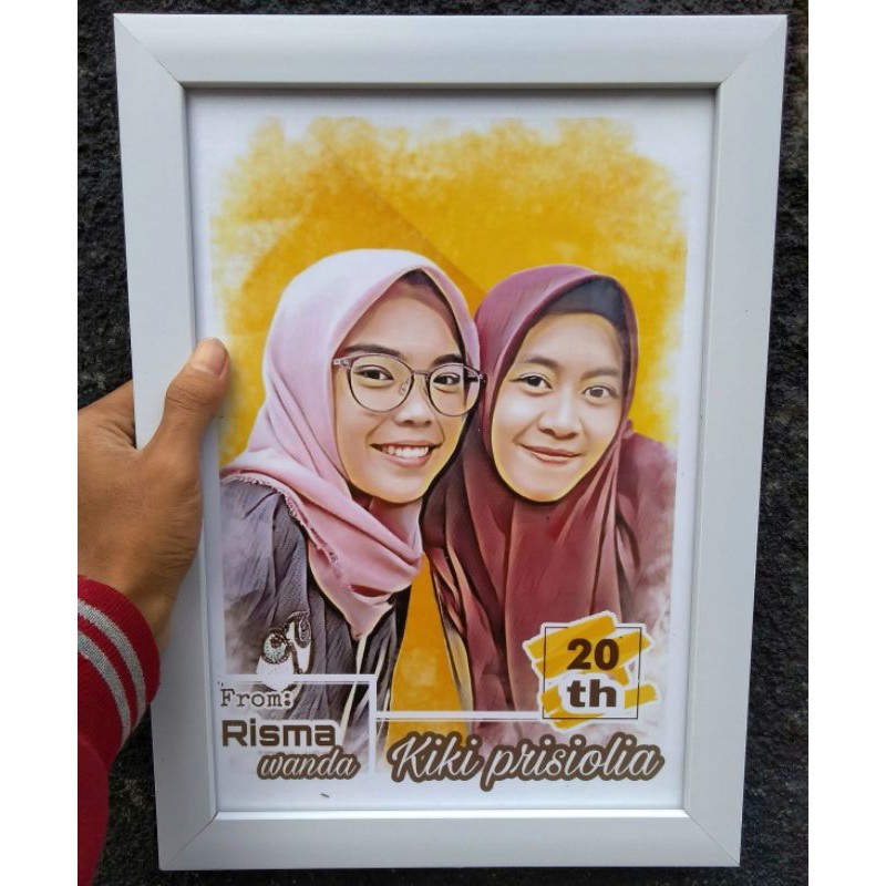 KADO ULANG TAHUN CUSTOM (FOTO + BINGKAI)