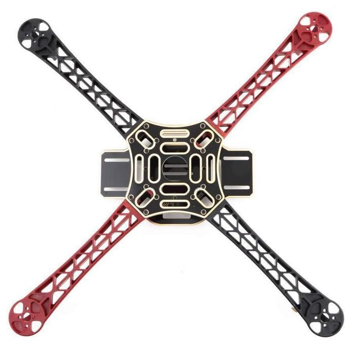 New F450 Black Red Multicopter Quadcopter Frame Kk Mwc Naza Apm Cc3 - Ce5B67 - Original Asli