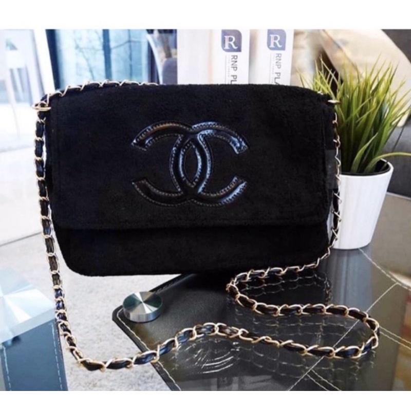 Chanel fur sling vip gift