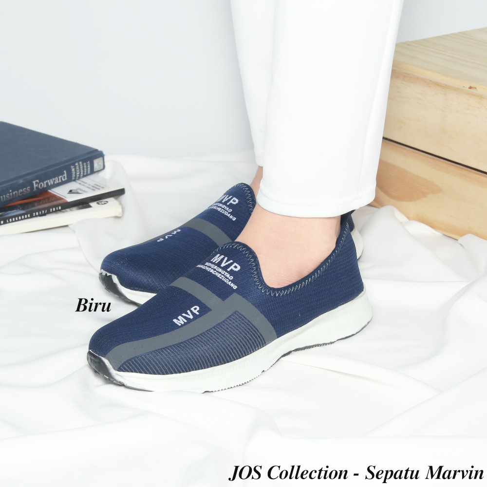 Sepatu Casual Pria Slip On - Sepatu Marvin by JOS Collection