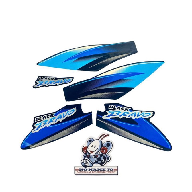 striping sticker suzuki rc 100 rc100 new bravo jet cooled