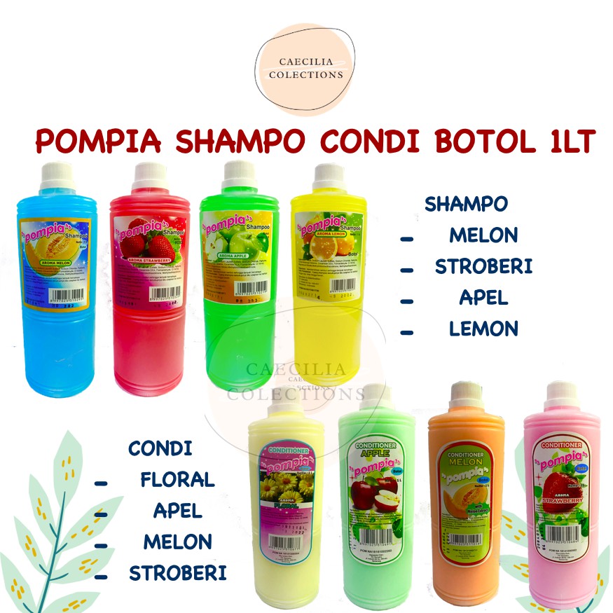 CC - Pompia Conditioner dan Shampoo Botol 1000 ml