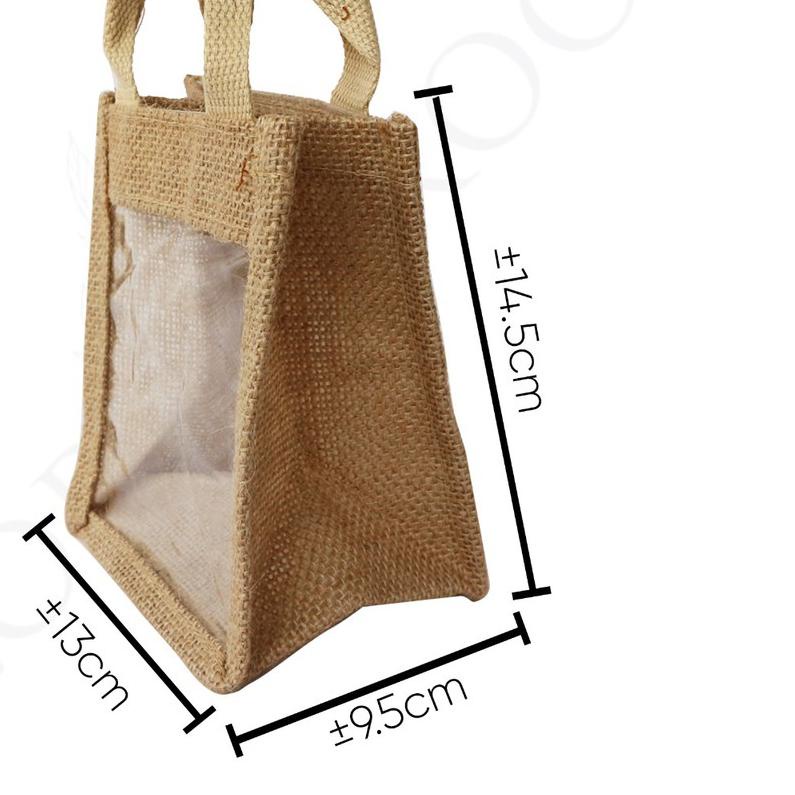 

➾ Jute Flower Bag 1395145 - Kantong Goni - Hampers - Kado - Hadiah Box Kue ☇