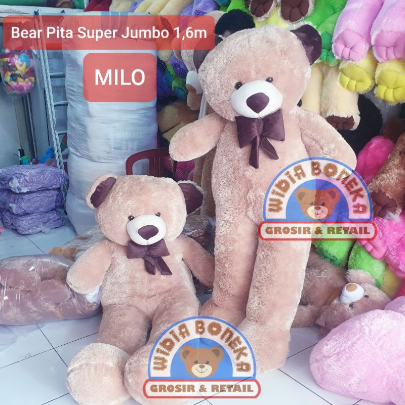 Boneka teddy bear super jumbo ukuran 1,6 meter