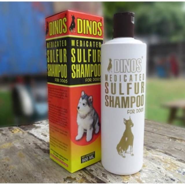 Jual Dinos Medicated Sulfur Shampoo For Dogs 500ml Shampo Ketombe Kudis Jamur Anjing Indonesia Shopee Indonesia
