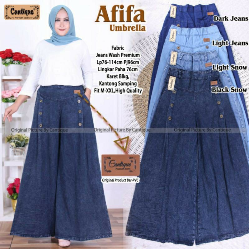 Afifa Umbrella by Cantique | Kulot Jeans Premium