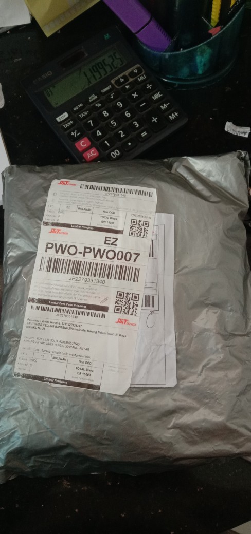 Couple Batik  Motif Jokowi Biru