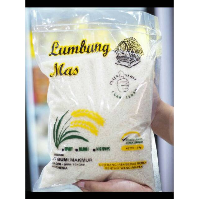 

Beras putih lumbungmas 2.5 kg