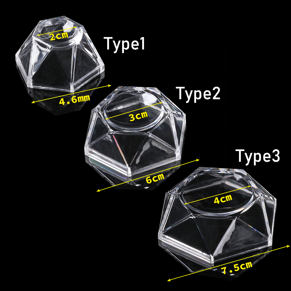 Stand Display Holder Bola Kristal Kuarsa Bahan Akrilik Transparan Untuk Dekorasi Rumah