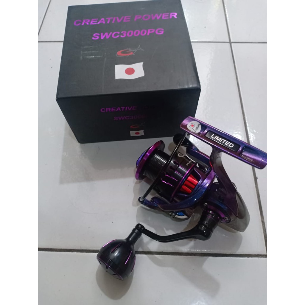 Reel Pancing Spinning Gtech High Gear Dan Power Gear Metal Body Max Drag 25kg Omah Pancing Shop