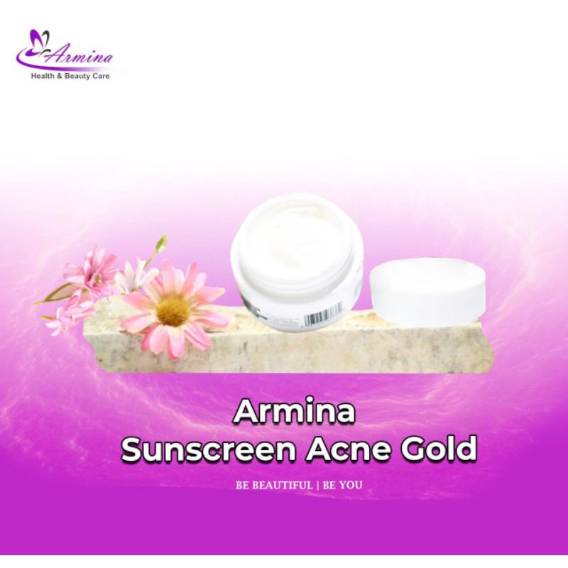 Krim Pagi Jerawat SPF 50 Putih Gold (Sunscreen)