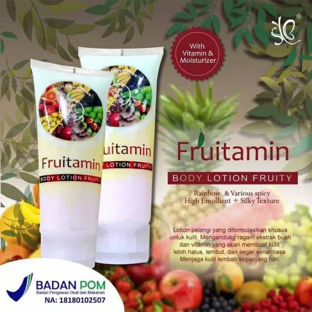 BODY LOTION FRUITAMIN BPOM