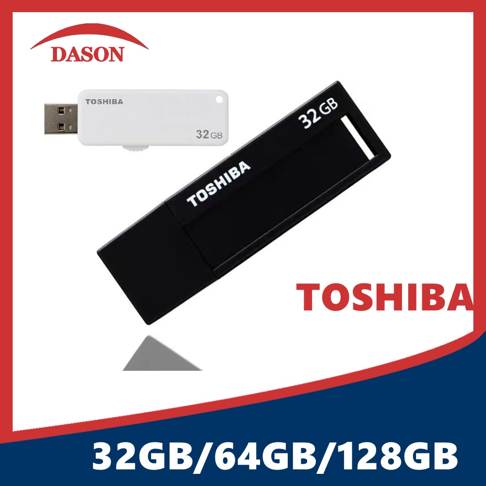 32GB/64GB/128GB Toshiba Flashdisk  Microvault High Speed USB 3.0 Flash Drive U203 Original Garansi Resmi Flashdisk TransMemory USB 2.0 Alsi