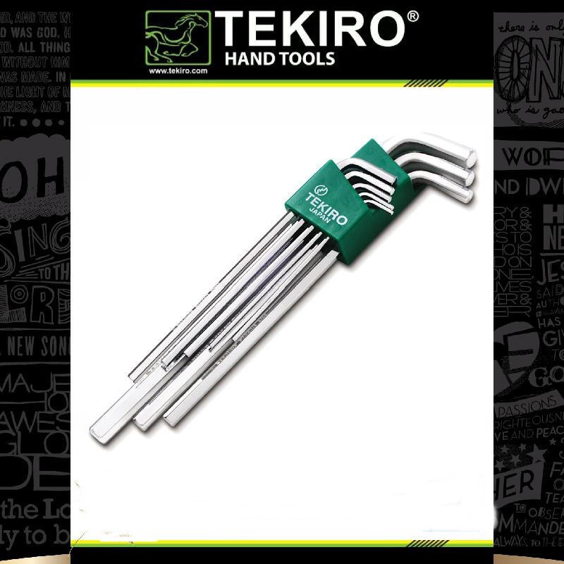 TEKIRO KUNCI L PANJANG (SET) 8PCS (2, 2.5, 3, 4, 5, 6, 8, 10)