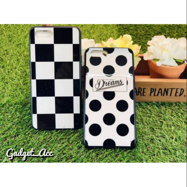 Softcase Casing Case Volkadot Square For OPPO R17 PRO