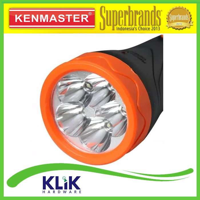 Kenmaster Raket Nyamuk KM-089 + Senter Magic Blue LED