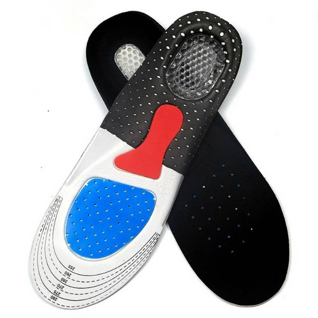 Insole Alas Kaki Sepatu Shock Absorb Gel Orthotic Arch Size L 41-45 - ZYD17